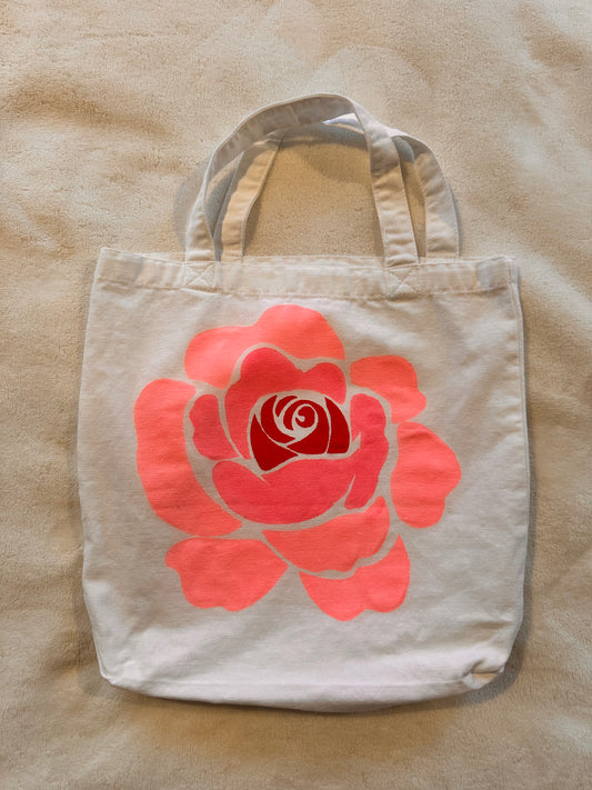 Flower canvas bag